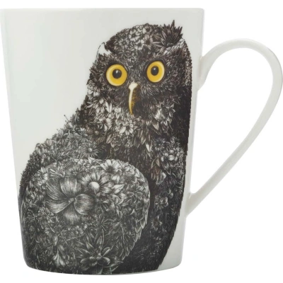 Bílý porcelánový hrnek Maxwell & Williams Marini Ferlazzo Owl, 450 ml