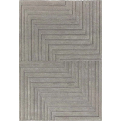 Šedý vlněný koberec 120x170 cm Form – Asiatic Carpets