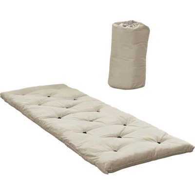 Béžová futonová matrace 70x190 cm Bed In a Bag Beige – Karup Design