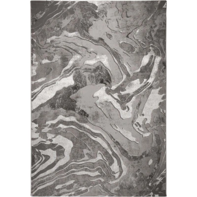 Šedý koberec Flair Rugs Marbled, 120 x 170 cm