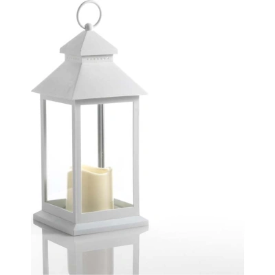 Velká bílá dekorativní LED lucerna vhodná do exteriéru Tomasucci Lante