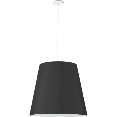 Černé závěsné svítidlo se skleněným stínidlem ø 50 cm Tresco – Nice Lamps
