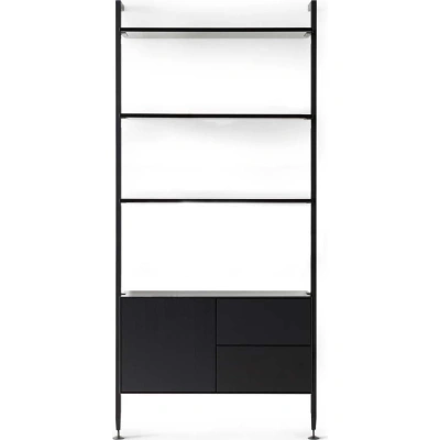 Černá knihovna v dekoru dubu 94x210 cm Edge by Hammel - Hammel Furniture