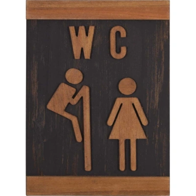 Cedule 16x21 cm WC – Antic Line