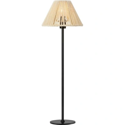 Černá stojací lampa Corda - Markslöjd