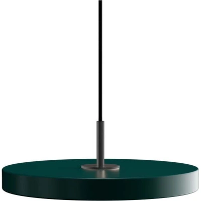 Tmavě zelené LED závěsné svítidlo s kovovým stínidlem ø 31 cm Asteria Mini – UMAGE