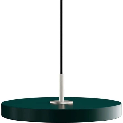 Tmavě zelené LED závěsné svítidlo s kovovým stínidlem ø 31 cm Asteria Mini – UMAGE