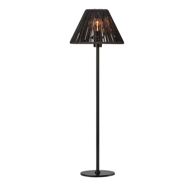 Černá stojací lampa Corda - Markslöjd