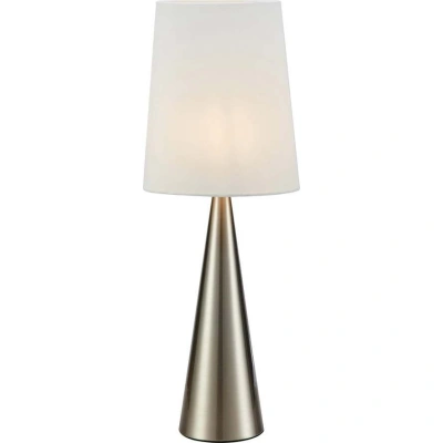 Stolní lampa v bílo-stříbrné barvě (výška 64 cm) Conus – Markslöjd