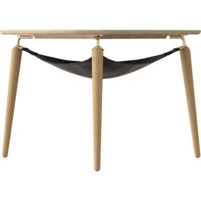 Kulatý konferenční stolek z dubového dřeva v přírodní barvě ø 80 cm Hang Out – UMAGE