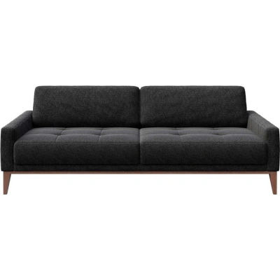 Antracitově šedá pohovka MESONICA Musso Tufted, 210 cm