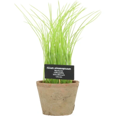 Umělá rostlina (výška 27 cm) Chives – Esschert Design