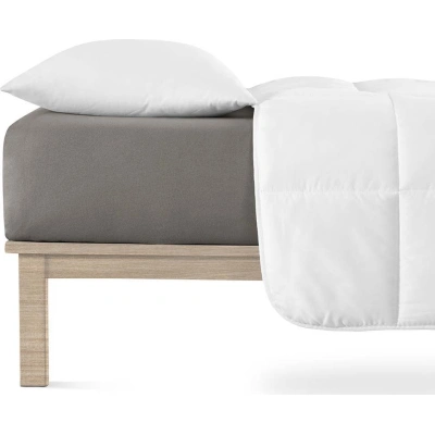 Tmavě šedé napínací prostěradlo jersey 200x200 cm Boxspring – Andrea Simone