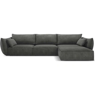 Šedá rohová pohovka (pravý roh) Vanda – Mazzini Sofas