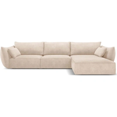 Béžová rohová pohovka (pravý roh) Vanda – Mazzini Sofas