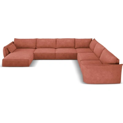 Červená rohová pohovka (pravý roh) Vanda – Mazzini Sofas