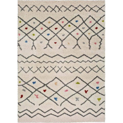 Bílý koberec Universal Kasbah Puro, 133 x 190 cm