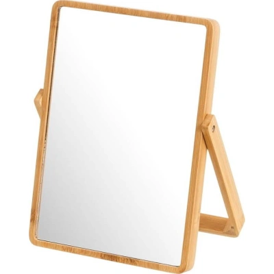 Kosmetické zrcadlo s bambusovým rámem 20x27 cm – Casa Selección