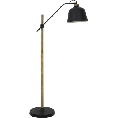 Černá stojací lampa (výška 153 cm) Banu – Light & Living