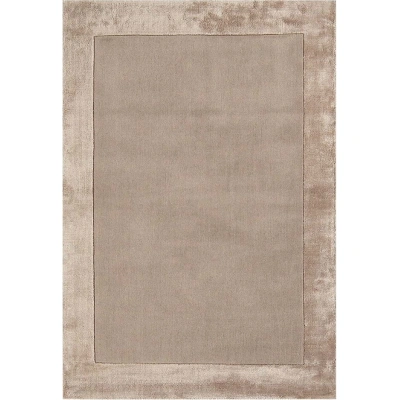 Světle hnědý ručně tkaný koberec s příměsí vlny 80x150 cm Ascot – Asiatic Carpets