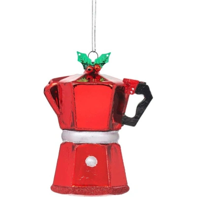 Skleněná vánoční ozdoba Coffee Pot – Sass & Belle