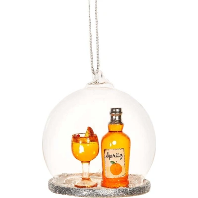 Skleněná vánoční ozdoba Christmas Spritz – Sass & Belle