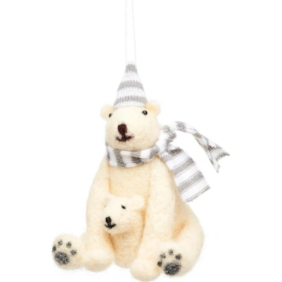 Vánoční figurka Polar Bear – Sass & Belle