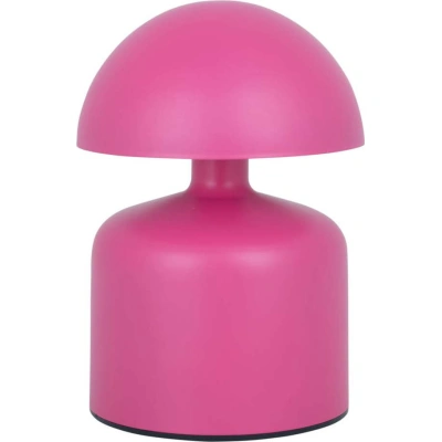 Růžová stolní lampa s kovovým stínidlem (výška 15 cm) Impetu – Leitmotiv