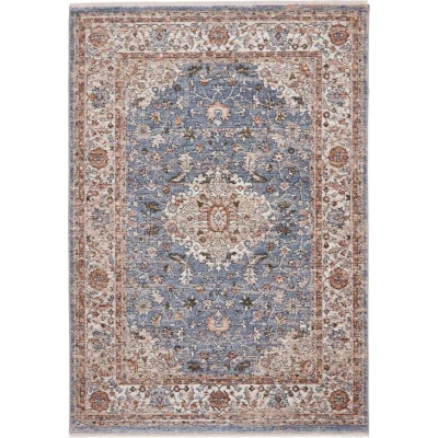 Modro-béžový běhoun 60x230 cm Vintage – Think Rugs