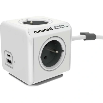 Rozbočovací zásuvka PowerCube Extended USB – Cubenest