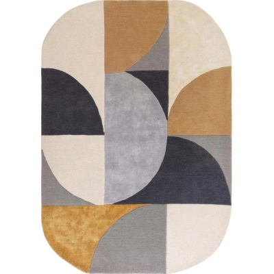 Okrově žlutý vlněný koberec 160x230 cm Sunset – Asiatic Carpets