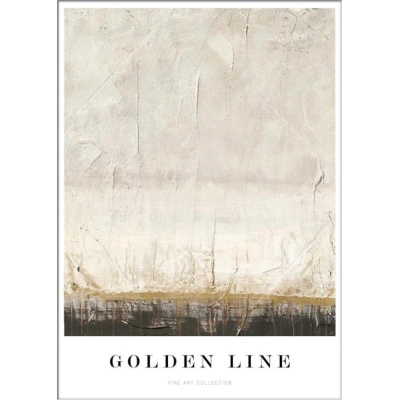 Plakát v rámu 52x72 cm Golden Line – Malerifabrikken