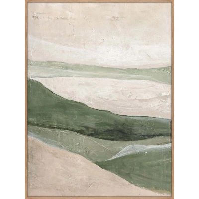 Ručně malovaný obraz 90x120 cm Green Field – Malerifabrikken