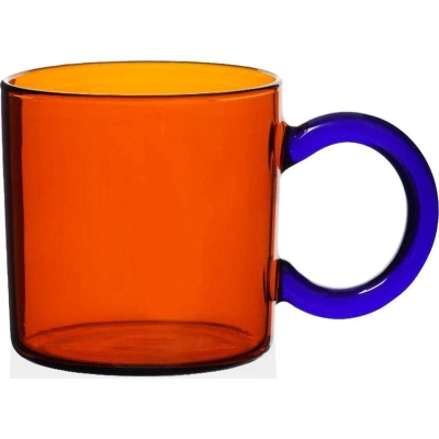 Oranžový skleněný hrnek 300 ml – Hermia