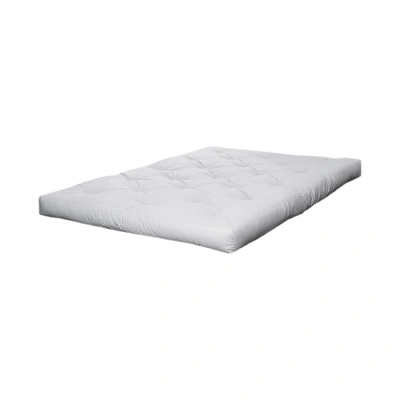Bílá měkká futonová matrace 200x200 cm Triple latex – Karup Design