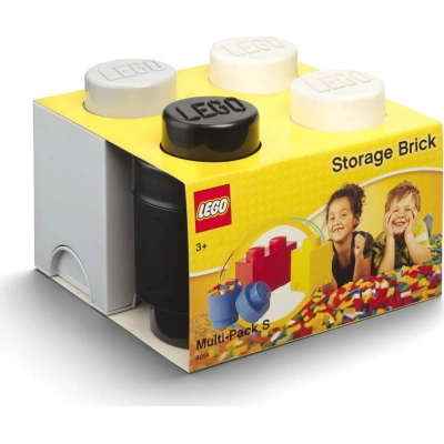 Set 3 ks plastových úložných krabic na LEGO®, 25 x 25,2 x 18,1 cm