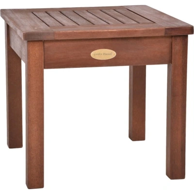 Zahradní odkládací stolek z eukalyptového dřeva 40x40 cm Sonora – Garden Pleasure