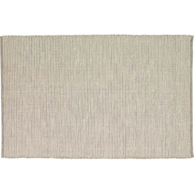 Světle šedý oboustranný ručně tkaný koberec s příměsí vlny 200x300 cm Poppy – Hübsch