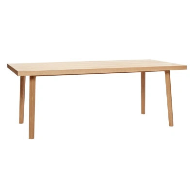 Jídelní stůl z dubového dřeva v přírodní barvě 100x200 cm Herringbone – Hübsch