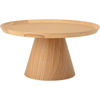 Kulatý konferenční stolek v dekoru dubu v přírodní barvě ø 74 cm Luana – Bloomingville