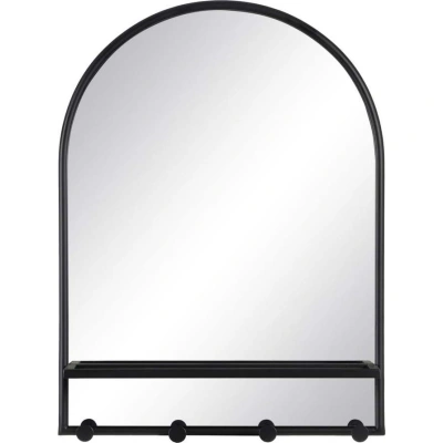 Nástěnné zrcadlo s věšákem 60x80,5 cm – Ixia