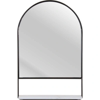 Nástěnné zrcadlo s poličkou 60x90 cm – Ixia