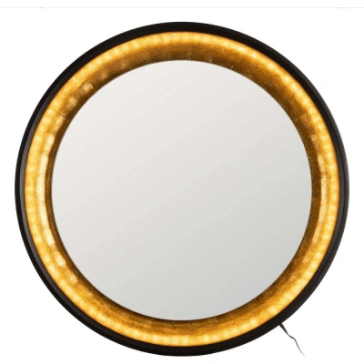 Nástěnné zrcadlo s osvětlením 90x90 cm – Ixia