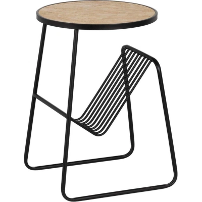 Kulatý odkládací stolek 46x48 cm – Ixia