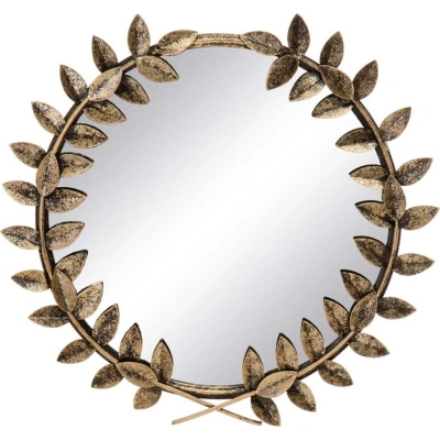Nástěnné zrcadlo 46x46 cm Leaves – Ixia