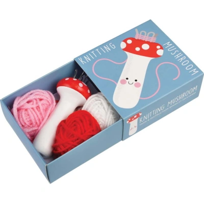 Kreativní sada Knitting Kit Mushroom – Rex London