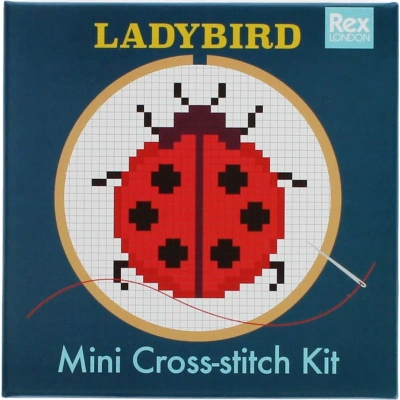 Kreativní sada Cross-stitch Kit Ladybird – Rex London