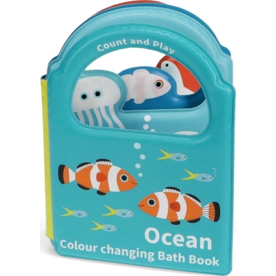 Interaktivní hračka Colour changing bath book Ocean – Rex London
