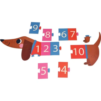 Puzzle (počet dílků 16) Sausage Dog – Rex London