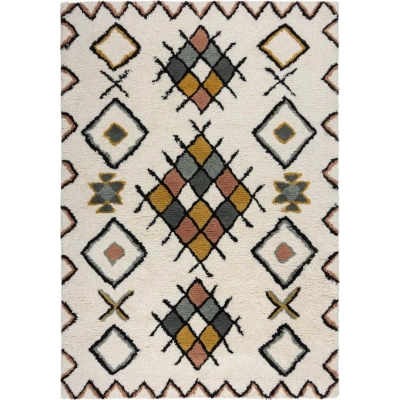 Krémový ručně tkaný vlněný koberec 160x230 cm Moroccan Midar – Flair Rugs